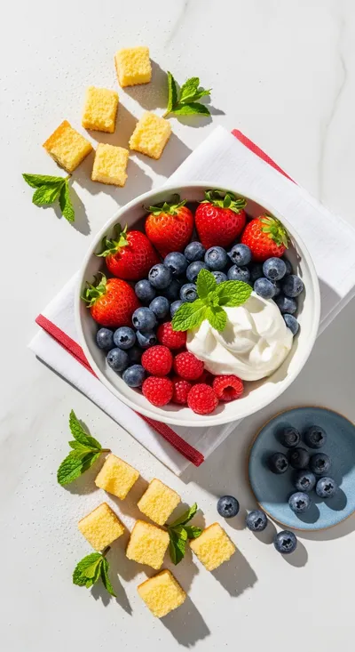 4th of July Trifle – Easy Patriotic Berry Dessert - cooking process