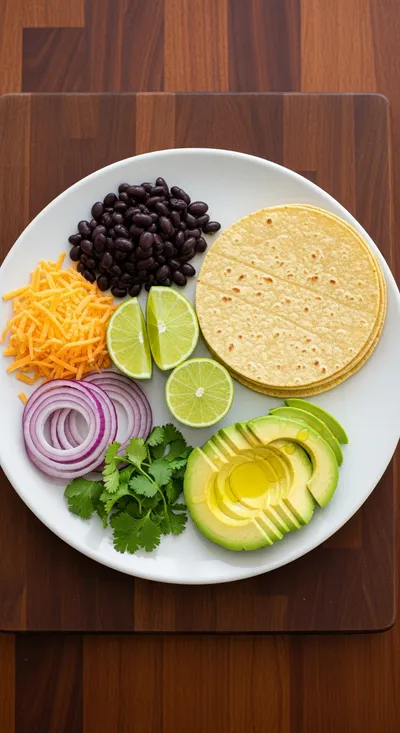 Baked Black Bean Taquitos - cooking process
