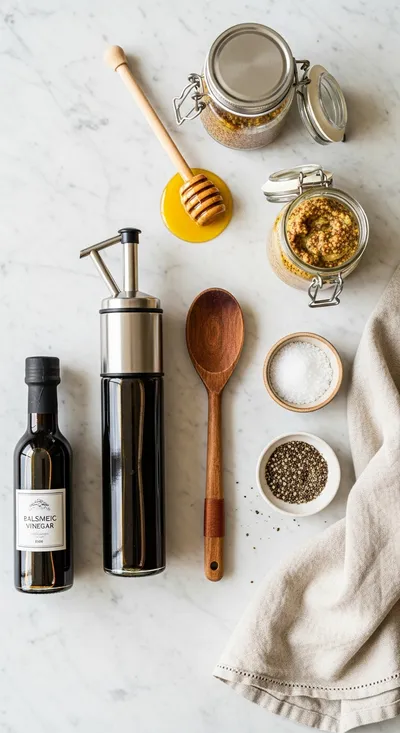 Balsamic Vinaigrette – Easy Homemade Dressing - cooking process