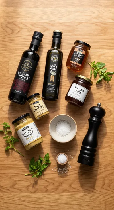 Balsamic Vinaigrette – Easy Homemade Salad Dressing - cooking process
