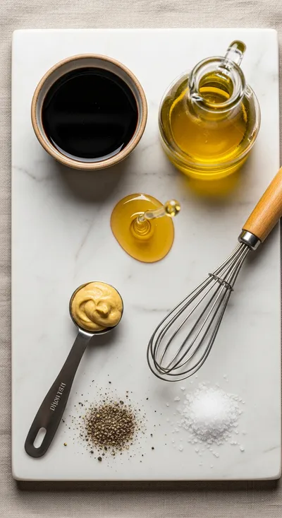 Easy Balsamic Vinaigrette Recipe - cooking process