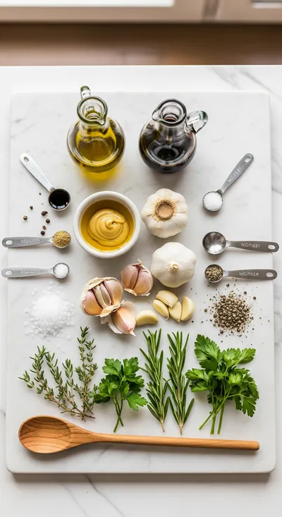 Balsamic Vinaigrette – Easy Homemade Dressing - cooking process