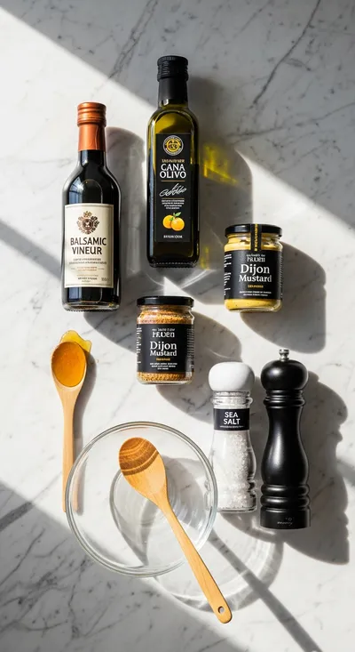 Balsamic Vinaigrette – Easy Homemade Dressing - cooking process