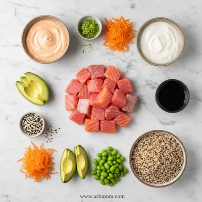 Bang Bang Salmon Bites Bowl – Quick Healthy Snack - cooking process