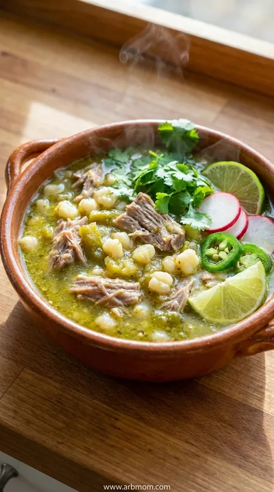 Instant Pot Beef Pozole Verde Recipe