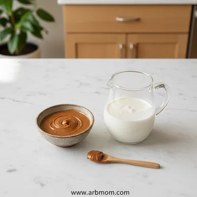 2-Ingredient Biscoff Mousse - ingredients preparation