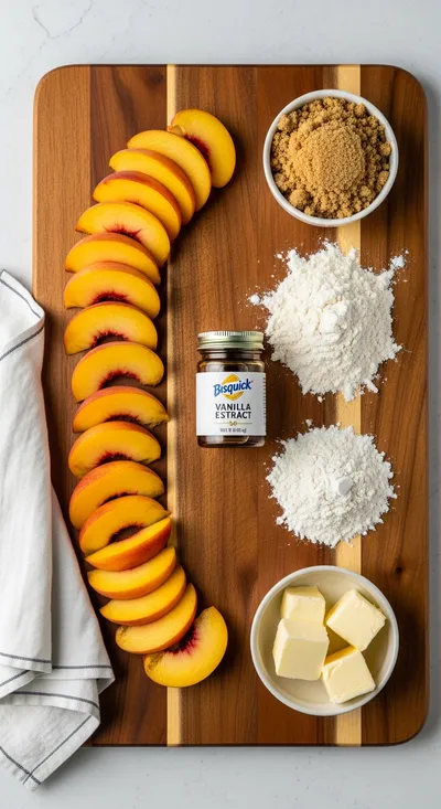 Bisquick Peach Cobbler – Easy Classic Dessert - cooking process