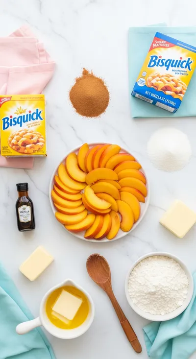Bisquick Peach Cobbler – Easy Classic Dessert - cooking process