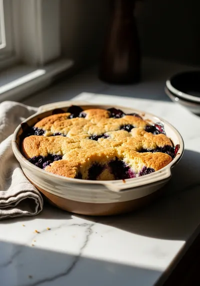 3-Ingredient Blueberry Dump Cake