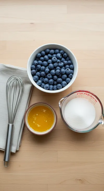 Blueberry Dump Cake – 3-Ingredient Quick Treat - cooking process