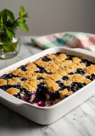 Blueberry Dump Cake – 3‑Ingredient Easy Recipe