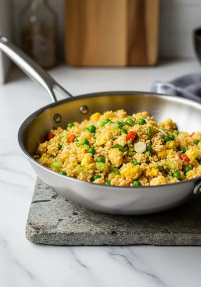 Cauliflower Egg Fried Rice – Healthy Quick Recipe