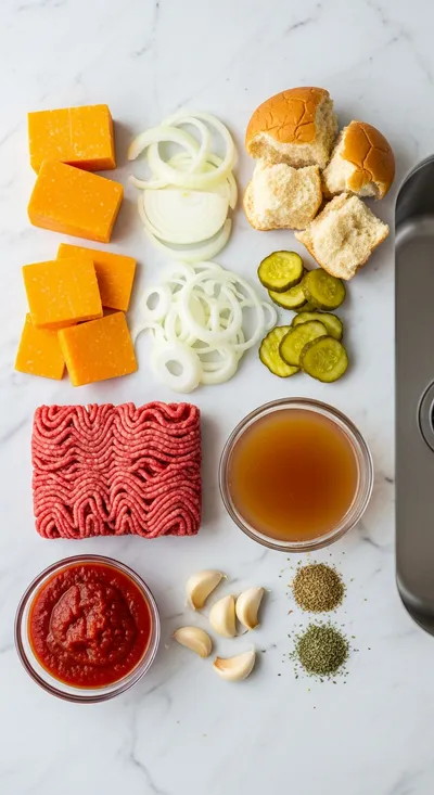 Cheeseburger Casserole - cooking process