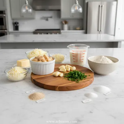 Chicken Alfredo Monkey Bread Recipe - cooking process