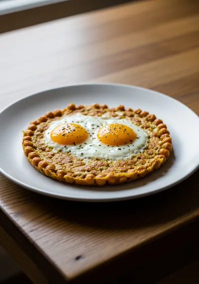 Chickpea Fried Eggs Recipe