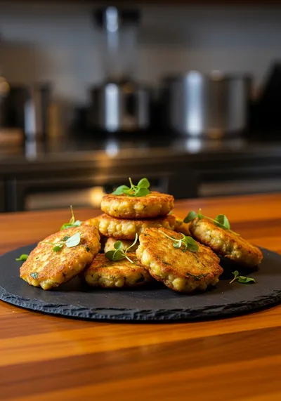 Crispy Chickpea Fritters Recipe