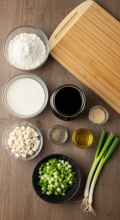 Chinese-Style Savoury Stuffed Breakfast Pancakes - cooking process