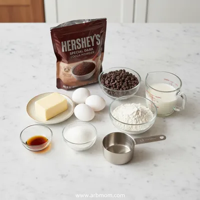 Perfectly Chocolate Hershey’s Chocolate Cake - cooking process