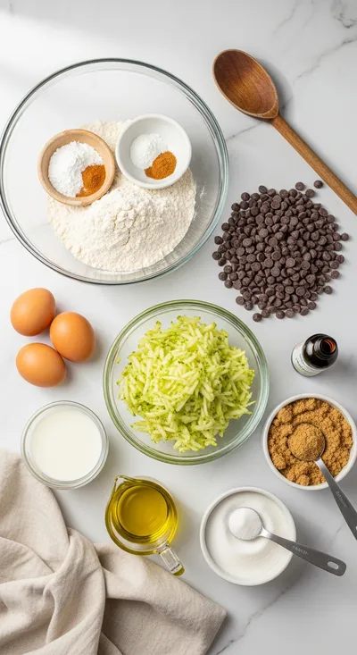 Chocolate Chip Zucchini Bread Recipe - cooking process