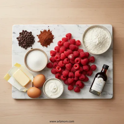 Chocolate Raspberry Cake – Decadent Dessert - cooking process