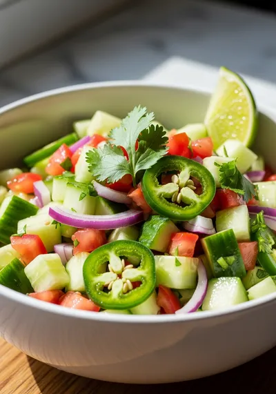 Chunky Cucumber Salsa Recipe
