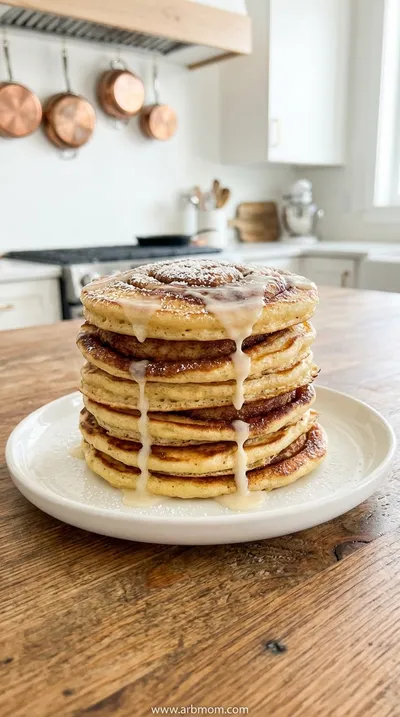Cinnamon Roll Pancakes