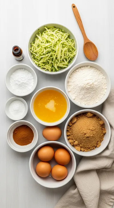 Cinnamon Swirl Zucchini Bread - cooking process
