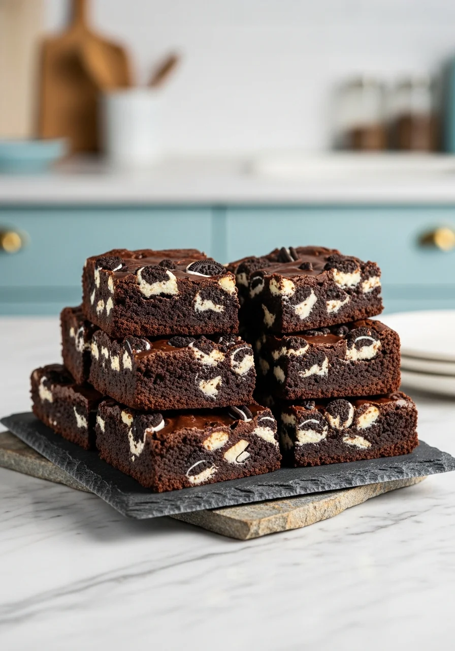 Cookies and Cream Brownies