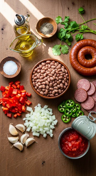Cowboy Beans - Hearty Quick & Easy Snack - cooking process