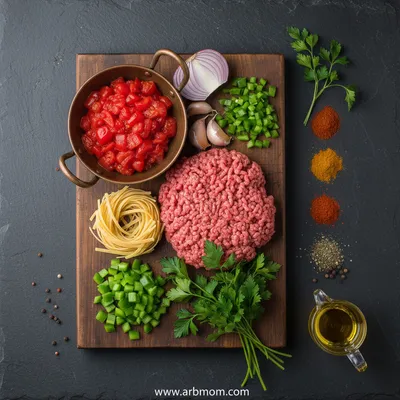 Cowboy Spaghetti - cooking process