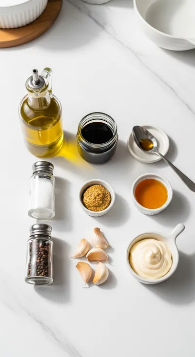 Creamy Balsamic Vinaigrette - cooking process