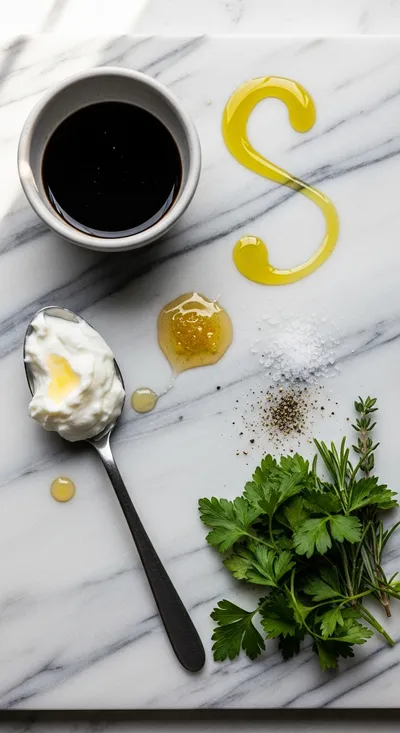 Creamy Balsamic Vinaigrette – Quick Healthy Dressing - cooking process