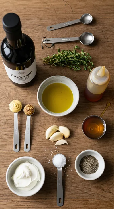 Creamy Balsamic Vinaigrette – 5-Minute Dressing - cooking process