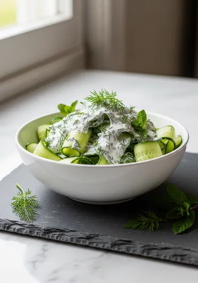 Creamy Cucumber Salad – Light, Fresh & Easy Summer Side Dish