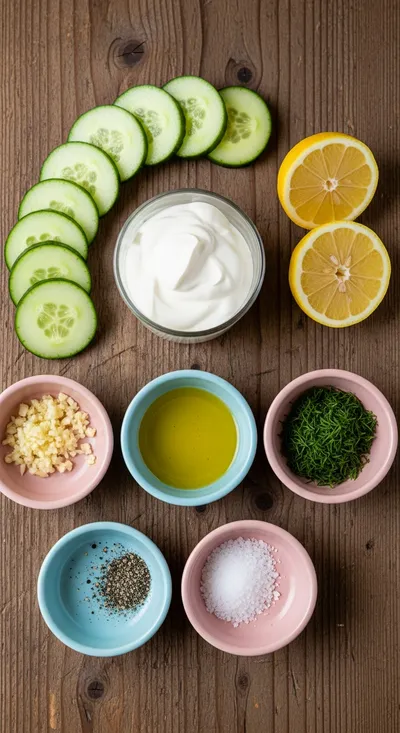 Creamy Cucumber Salad – Easy Low Carb BBQ Side - cooking process