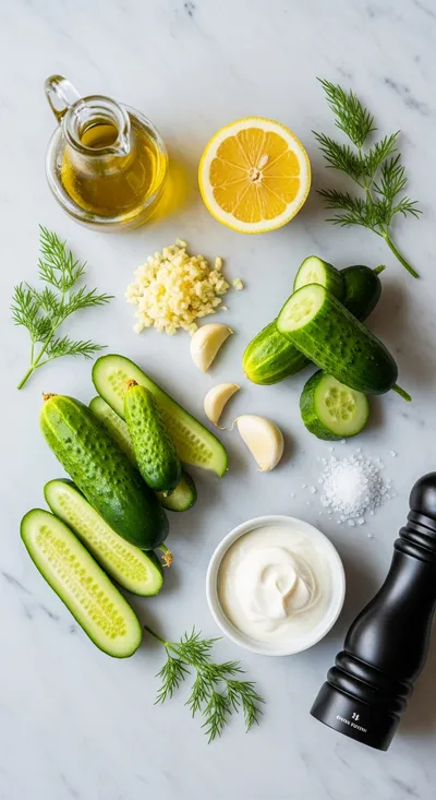 Creamy Cucumber Salad – Easy Low Carb Side - cooking process