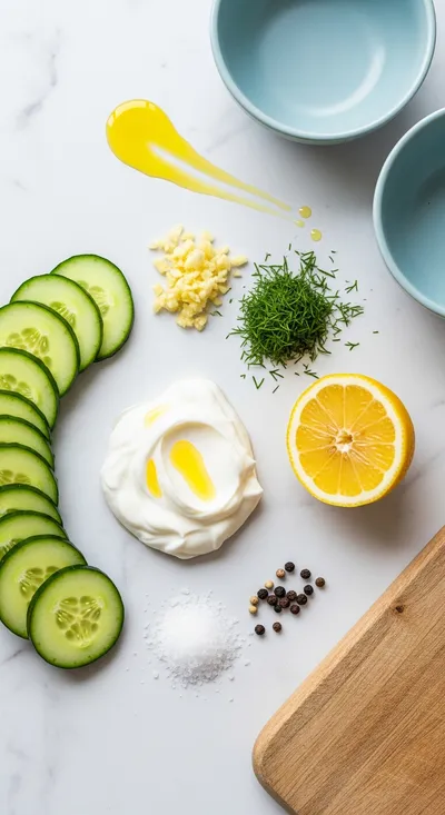 Creamy Cucumbers Recipe - cooking process