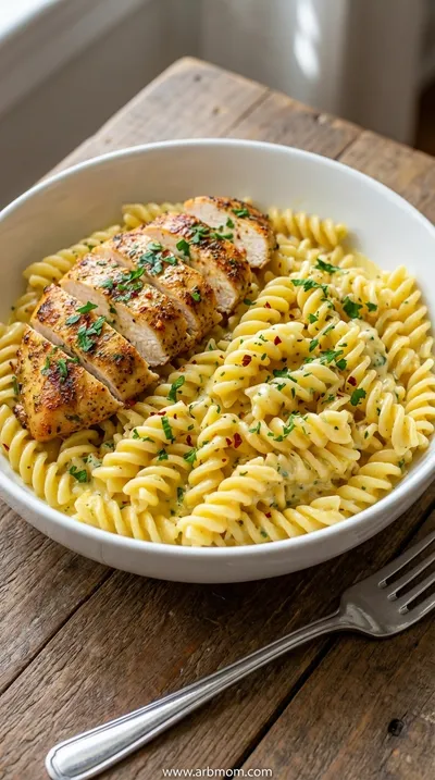 Creamy Garlic Parmesan Chicken Pasta