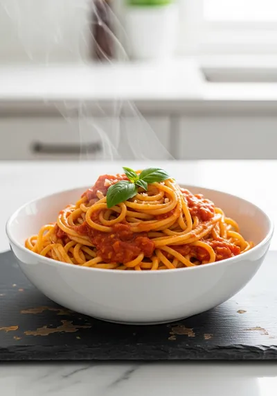 Creamy Tomato Garlic Pasta – Quick & Easy