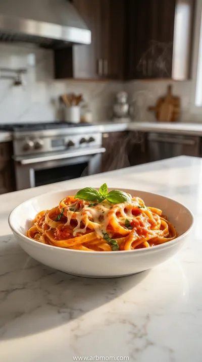 Creamy Tomato Garlic Pasta