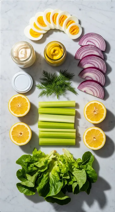 Crispy Egg Salad Recipe - cooking process