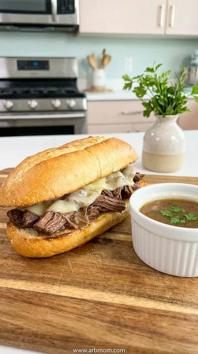 Crockpot French Dip Sandwiches – Easy Slow Cooker Recipe