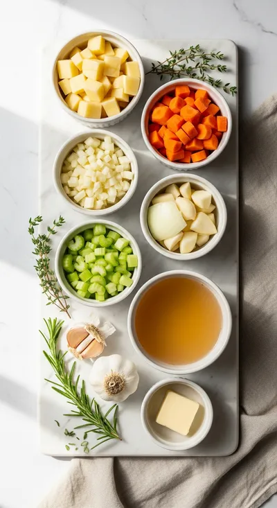 Crockpot Potato Soup - cooking process