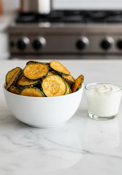 Crunchy Ranch Cucumber Chips – Easy Snack