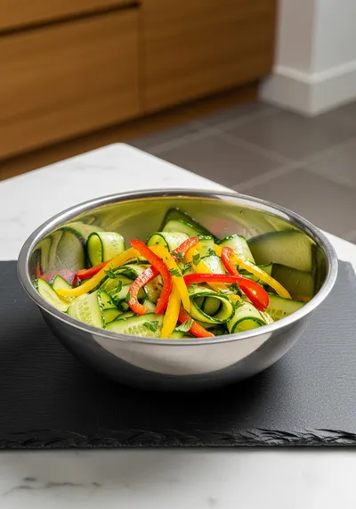 Cucumber and Sweet Pepper Salad