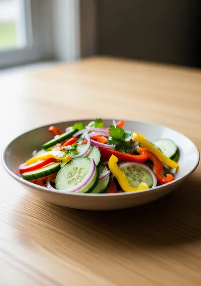 Cucumber and Sweet Pepper Salad