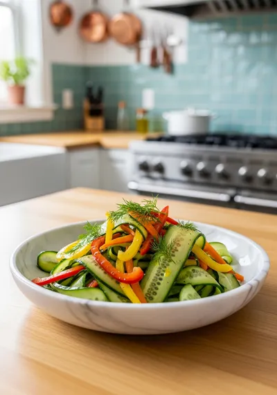 Cucumber and Sweet Pepper Salad