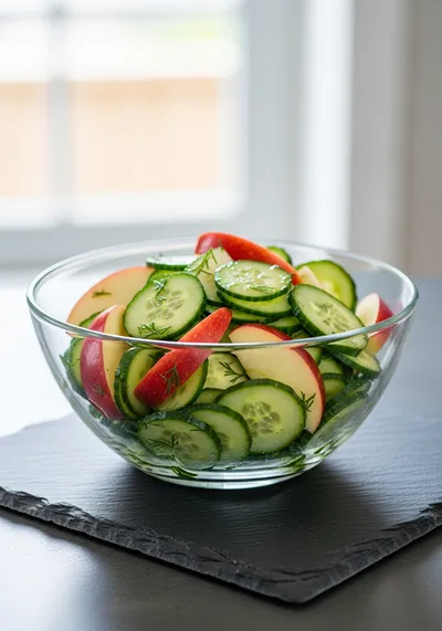 Cucumber Apple Salad – Fresh & Flavorful