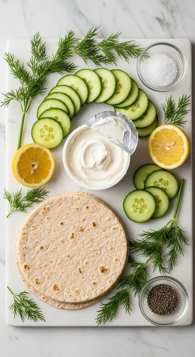Cucumber Cream Cheese Sandwich Rolls – Easy Lunch Box Snack - cooking process