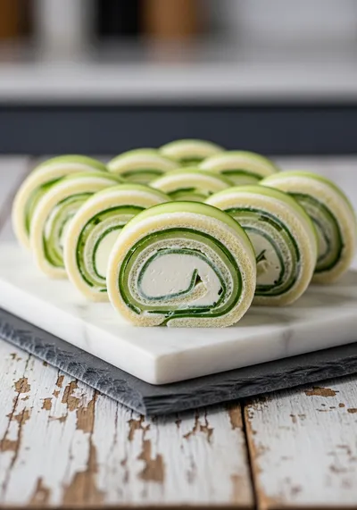 Cucumber Cream Cheese Sandwich Rolls – Easy Lunch Box Snack